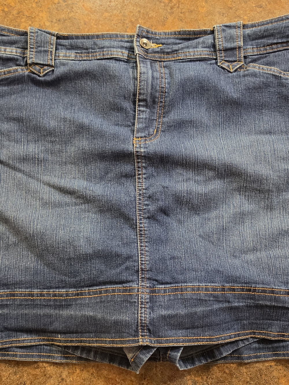 Womens Denim Skort